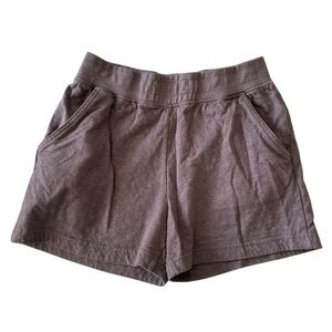 Eastern Mountain Sports quilted mauve casual elastic waist shorts size M